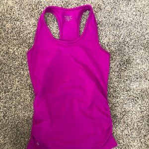 magenta like new athleta racer back tank top XS